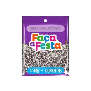 Chocolate Granulado Faca a Festa Mesclado 40g Chocolate Granulado Faca a Festa Mesclado 40g